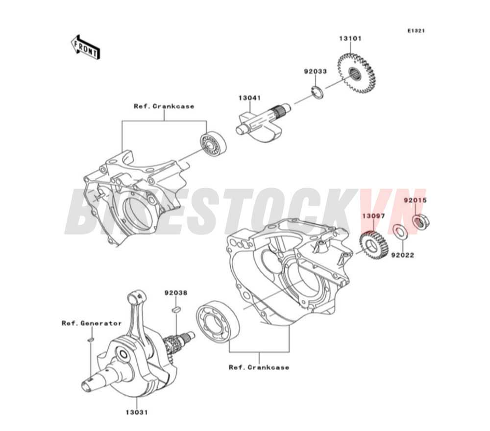 ENGINE CRANKSHAFT