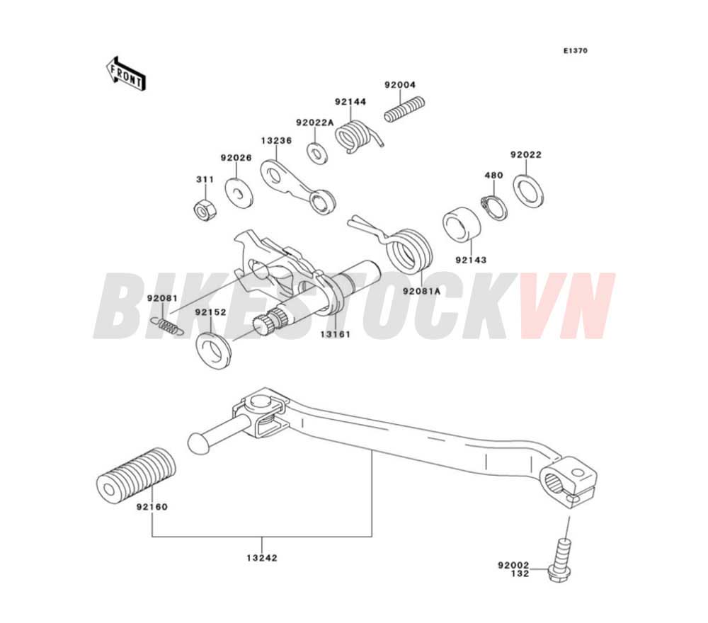 ENGINE GEAR CHANGE MECHANISM