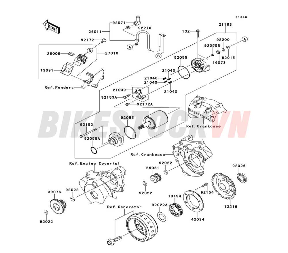 ENGINE STARTER MOTOR