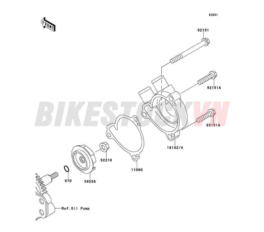 ENGINE WATER PUMP