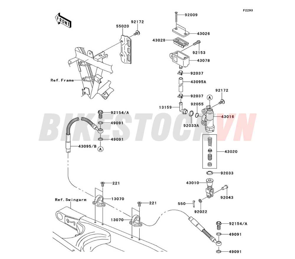 CHASSIS REAR MASTER CYLINDER