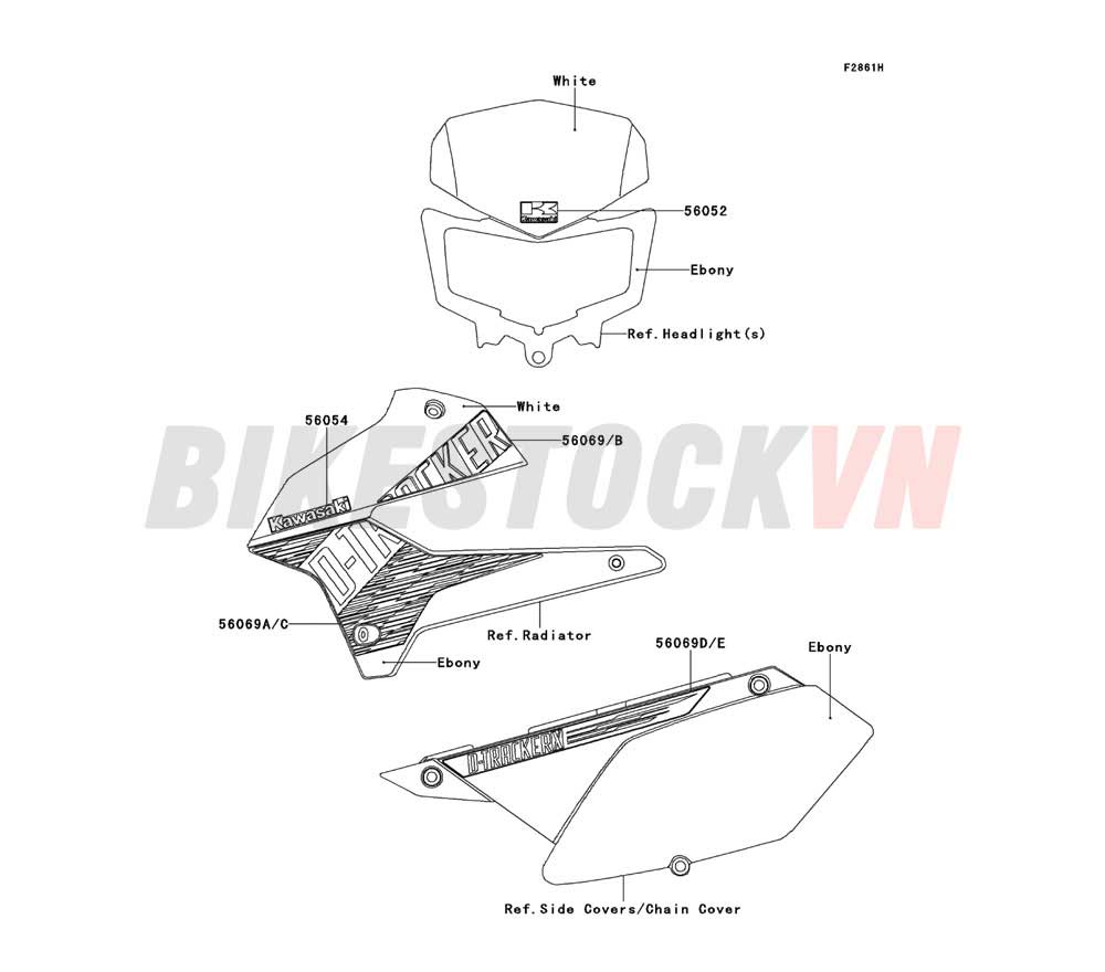 CHASSIS DECALS(B.WHITE)