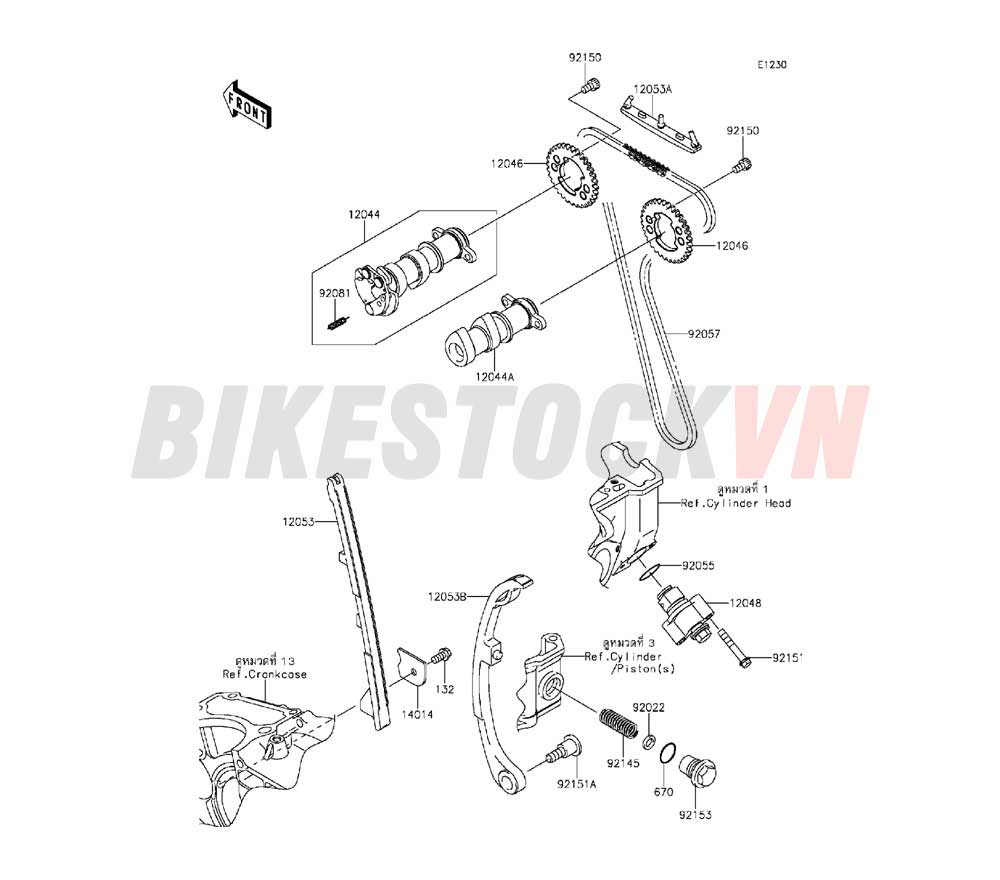 ENGINE CAMSHAFT(S)/TENSIONER