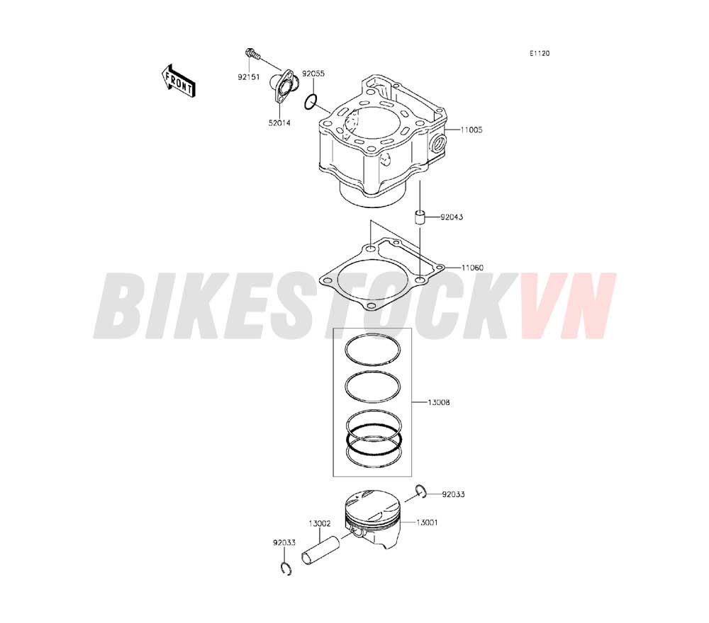 ENGINE CYLINDER/PISTON(S)