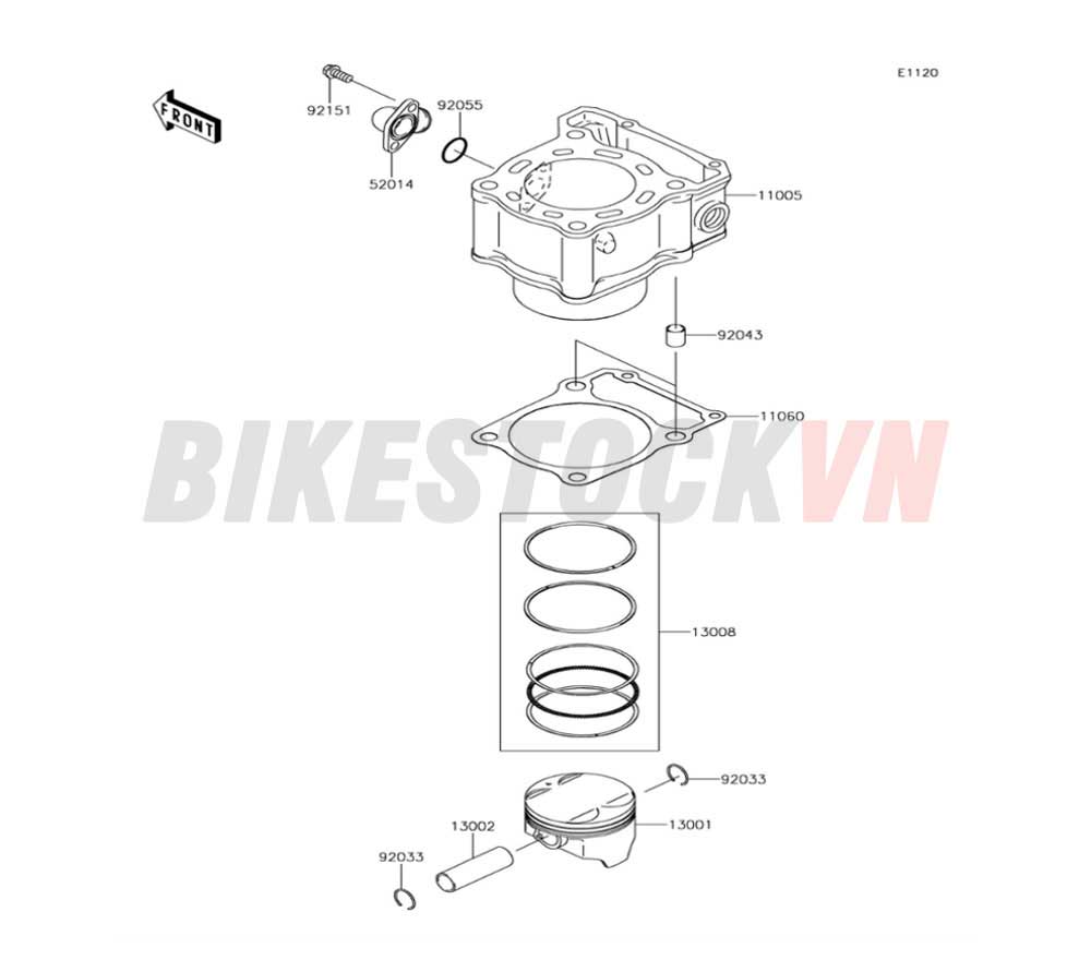 ENGINE CYLINDER/PISTON(S)