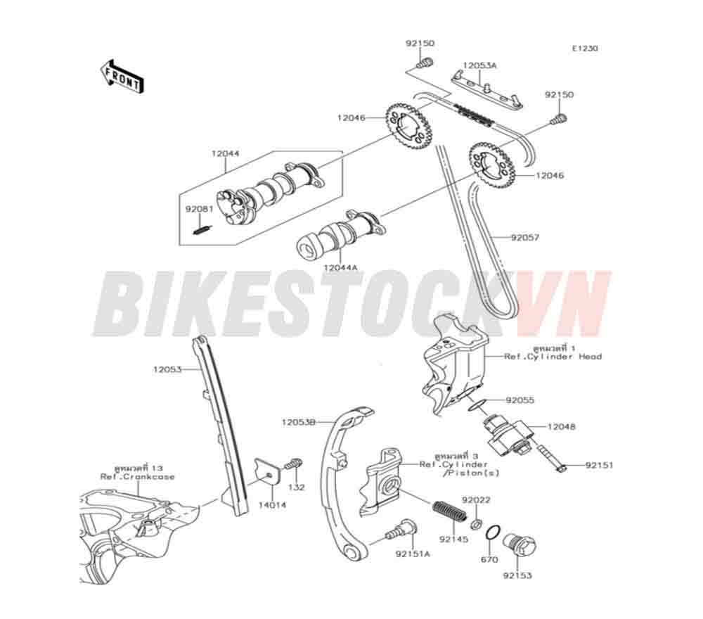 ENGINE CAMSHAFT(S) /TENSIONER