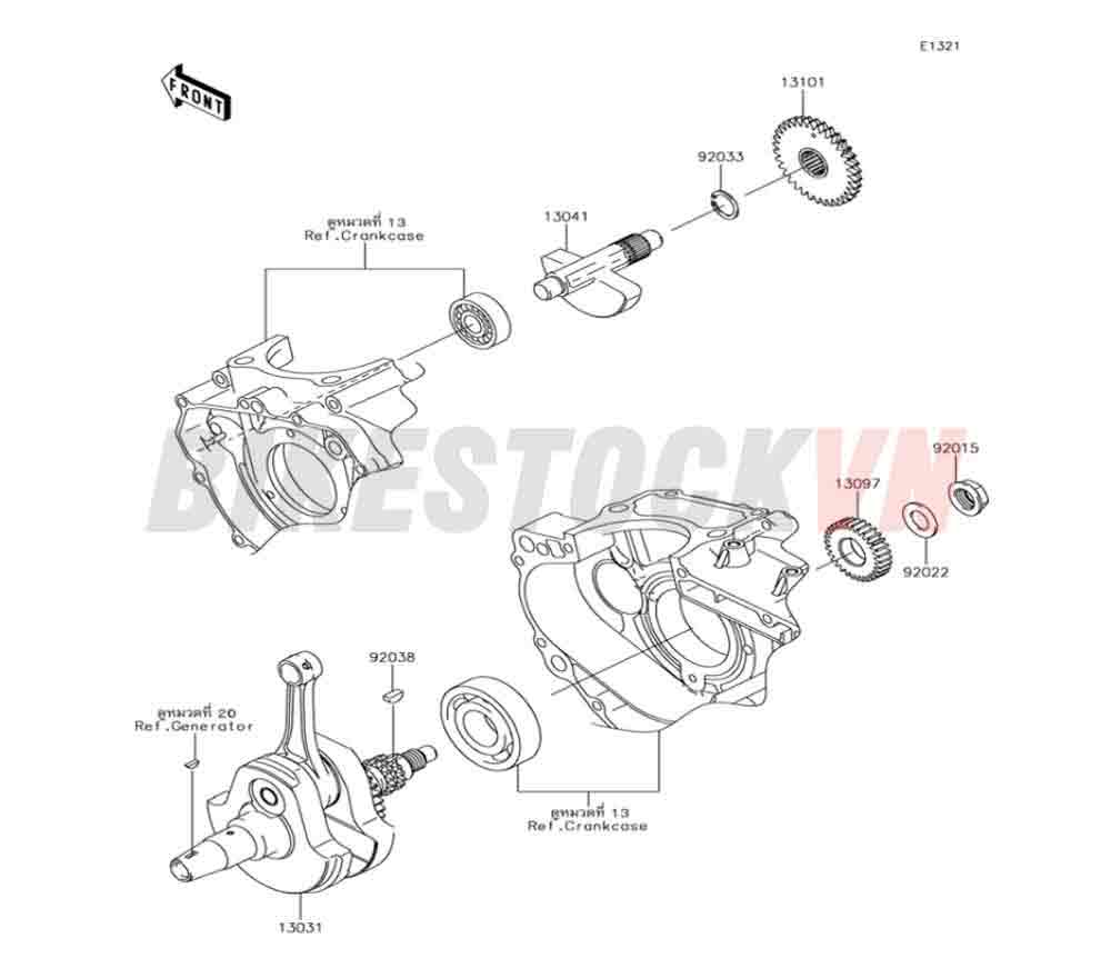 ENGINE CRANKSHAFT