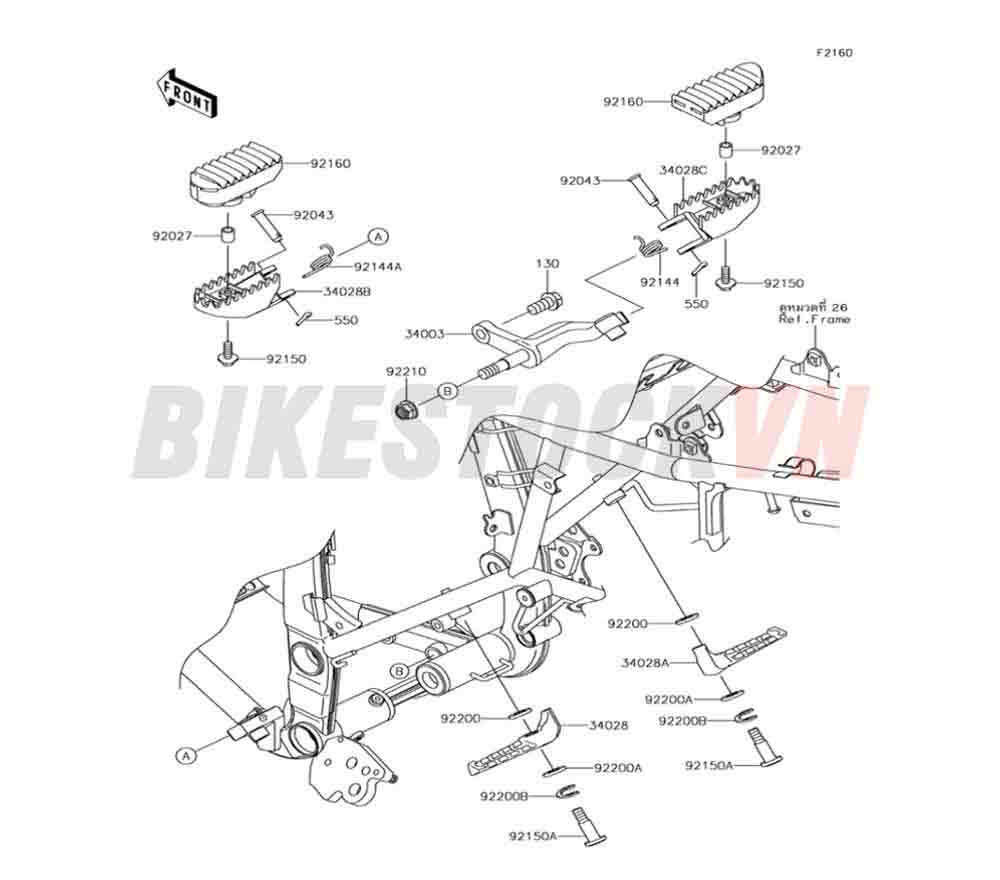 CHASSIS FOOTRESTS