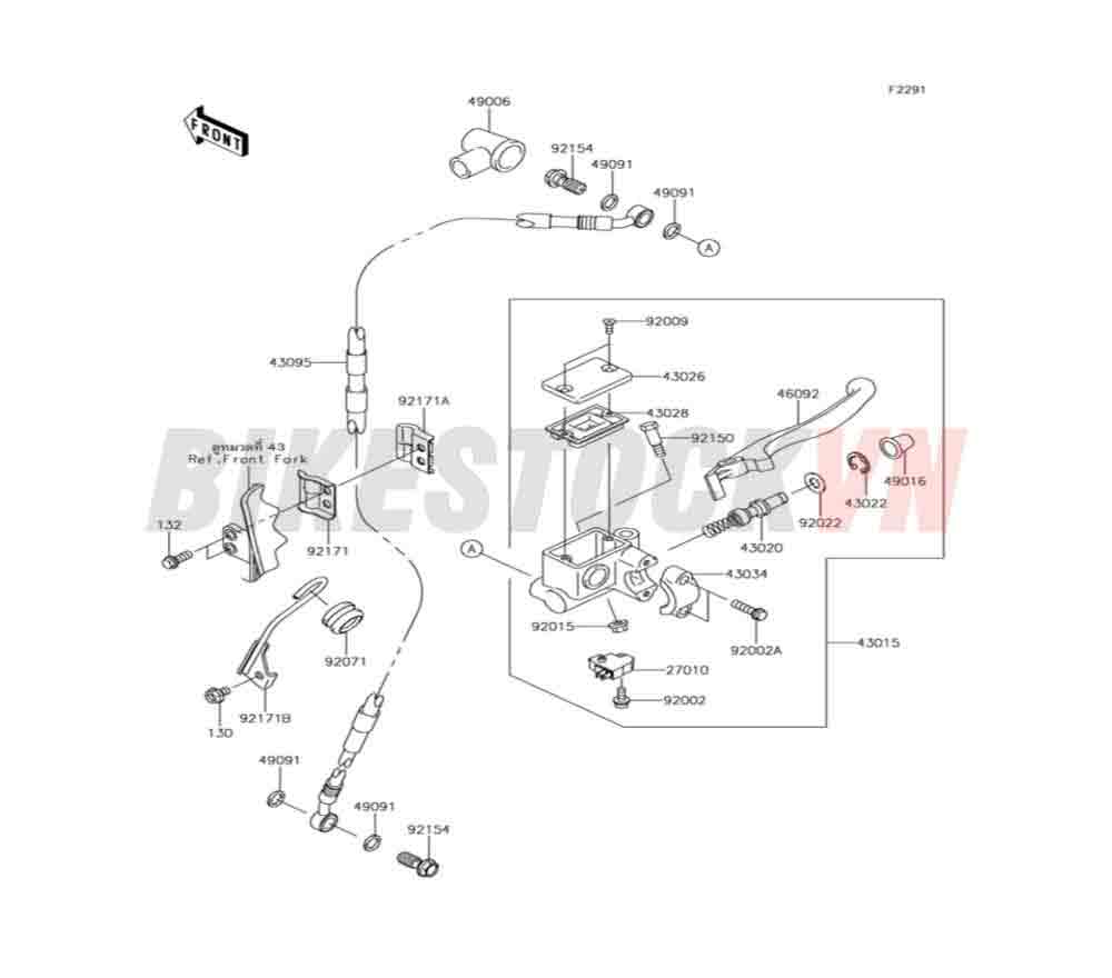 CHASSIS FRONT MASTER CYLINDER