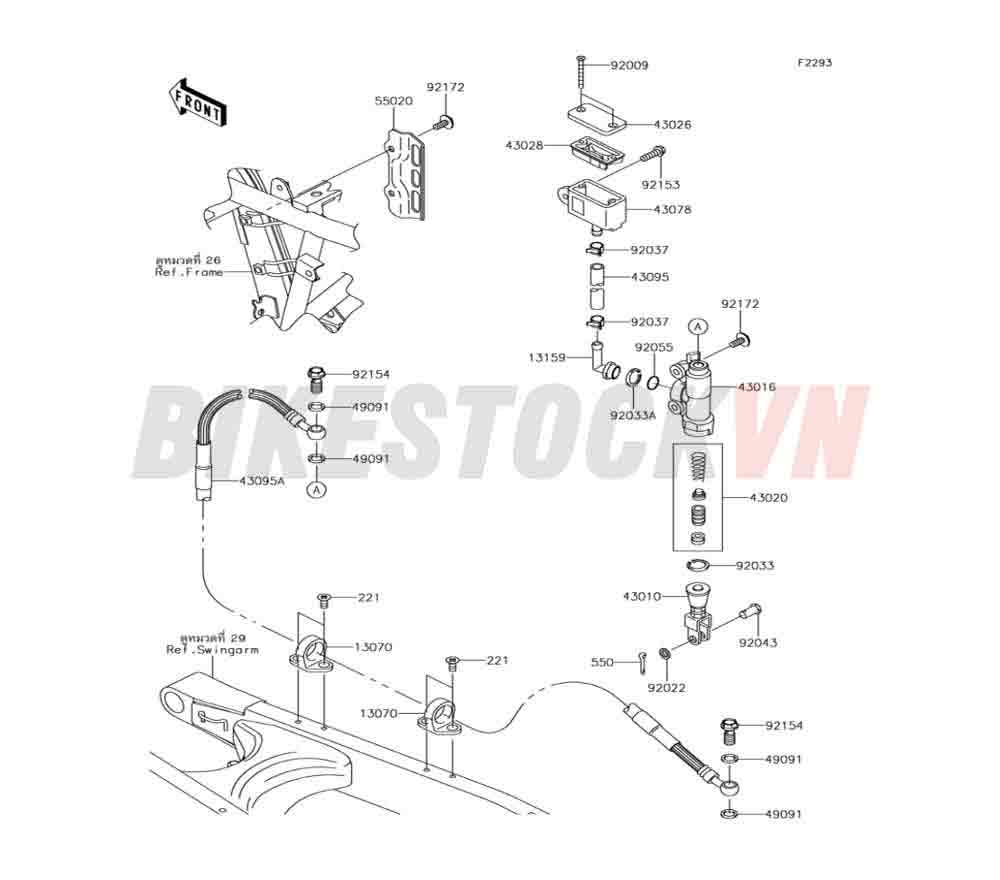 CHASSIS REAR MASTER CYLINDER