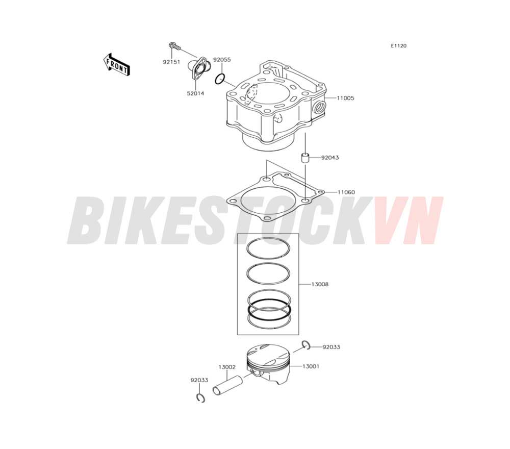 ENGINE CYLINDER/PISTON(S)