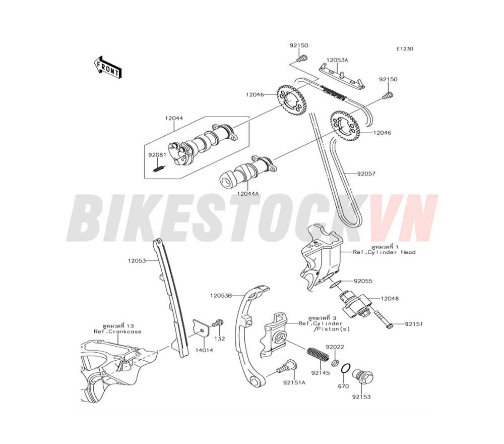 ENGINE CAMSHAFT(S)/TENSIONER