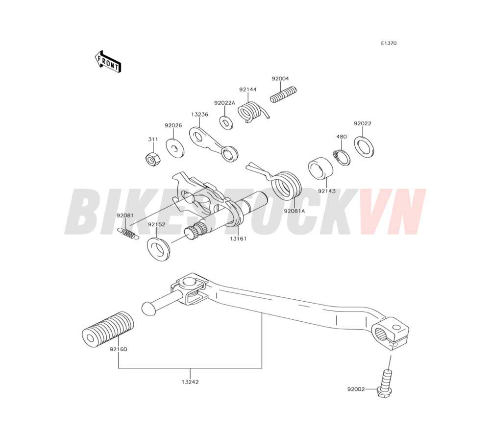 ENGINE GEAR CHANGE MECHANISM