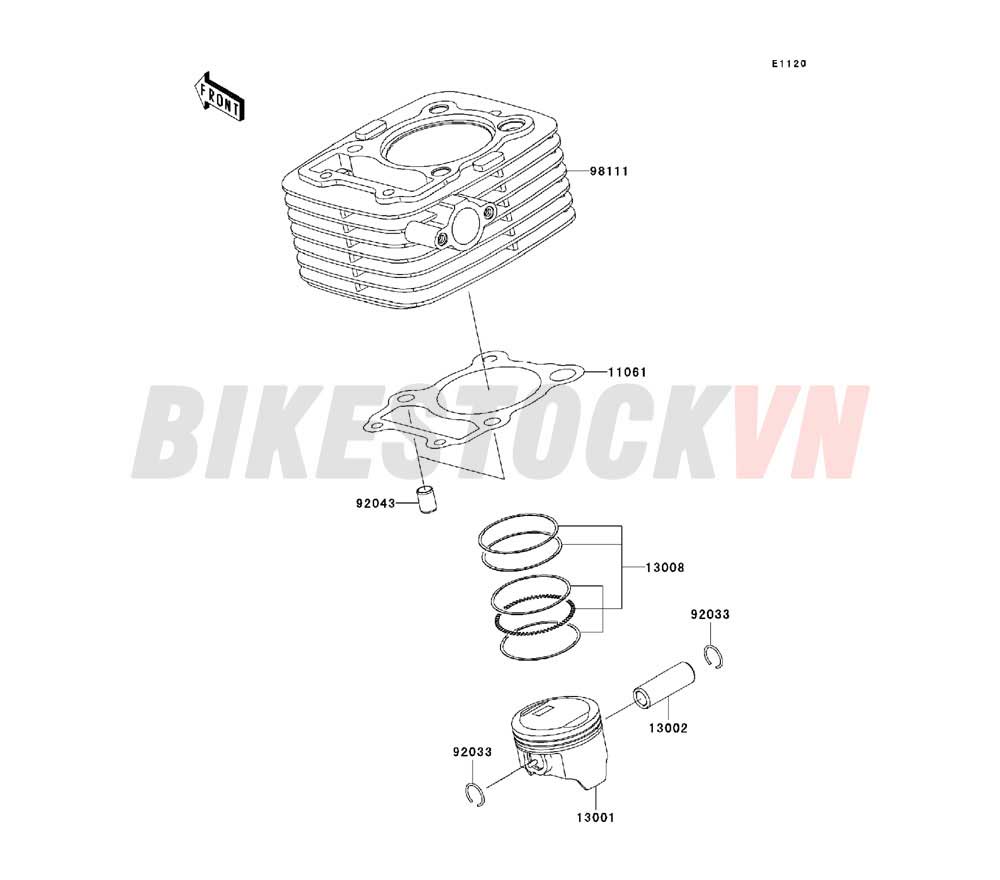 ENGINE CYLINDER/PISTON(S)