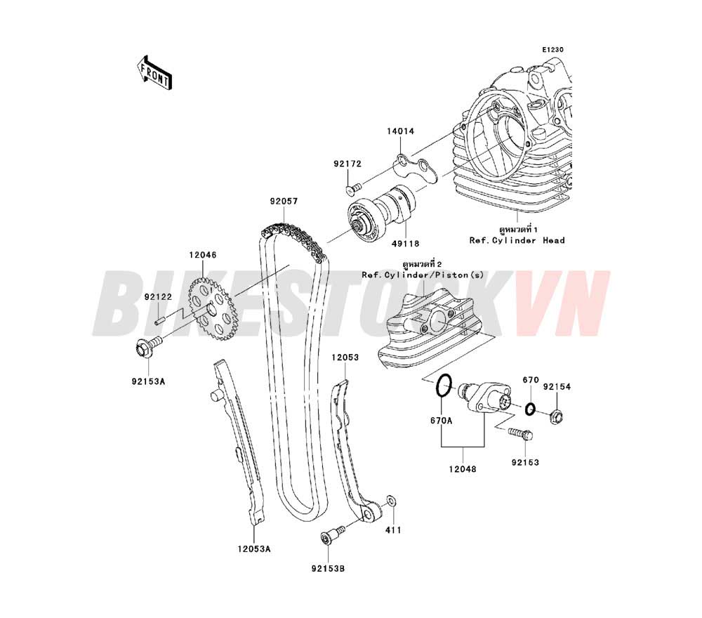 ENGINE CAMSHAFT(S)/TENSIONER