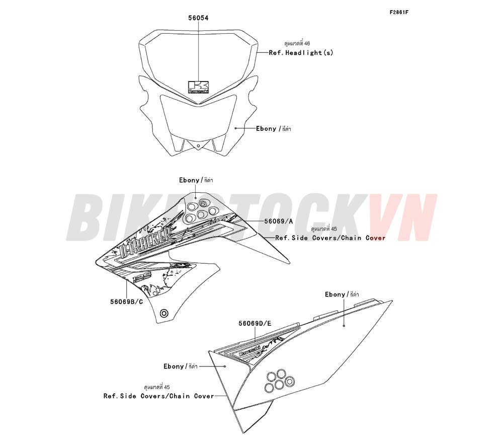 CHASSIS DECALS(EBONY)