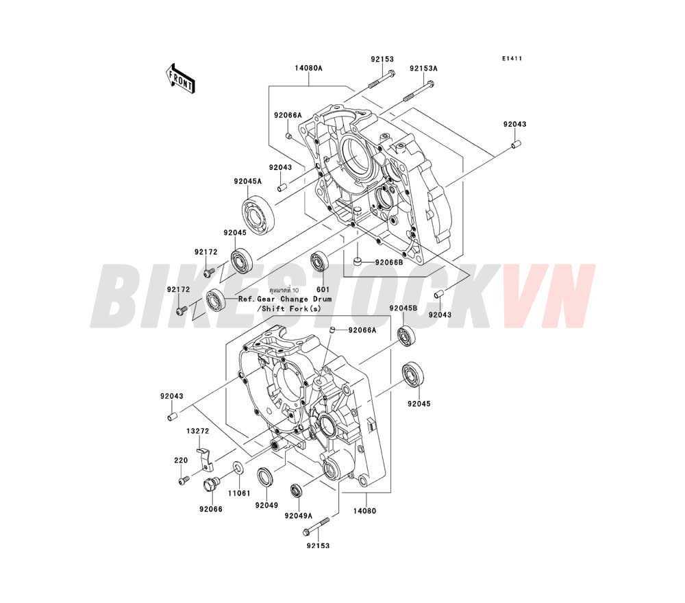 ENGINE CRANKCASE