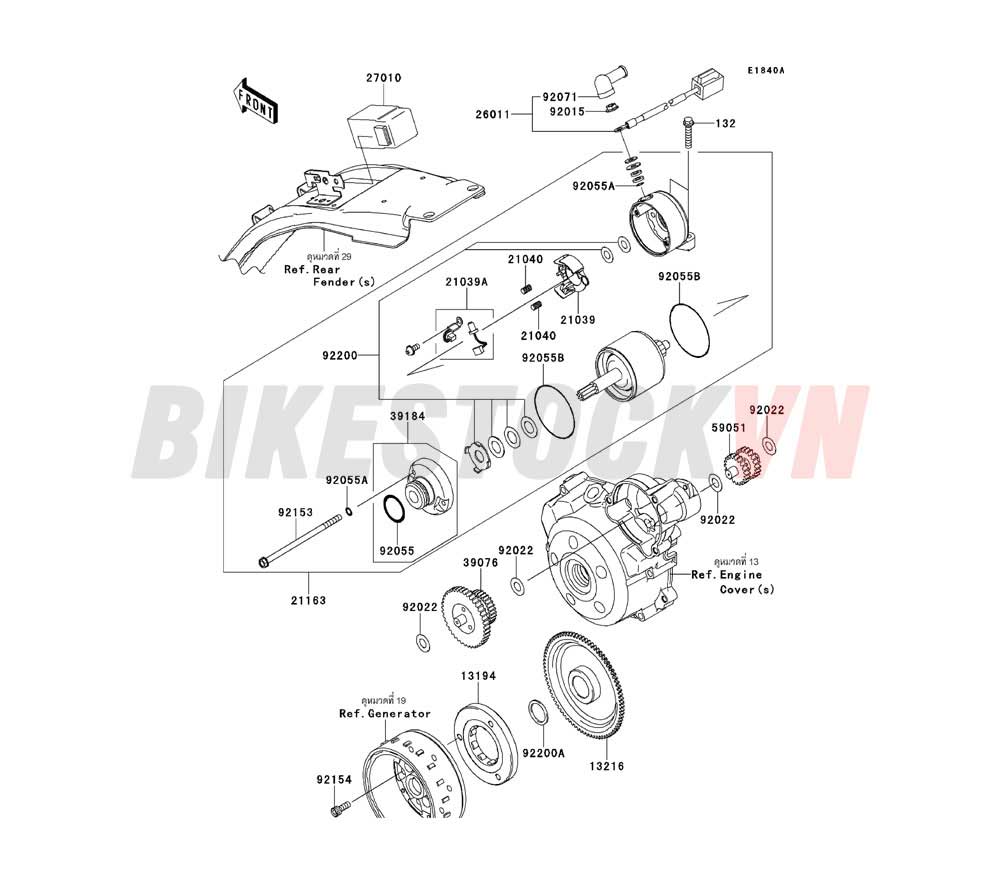 ENGINE STARTER MOTOR