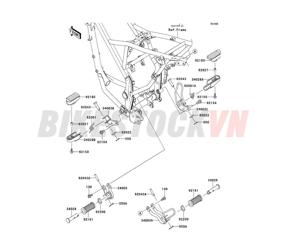 CHASSIS FOOTRESTS