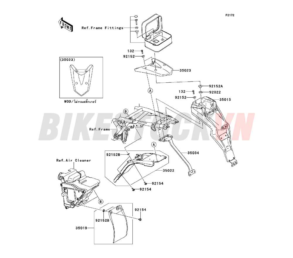 CHASSIS REAR FENDER(S)