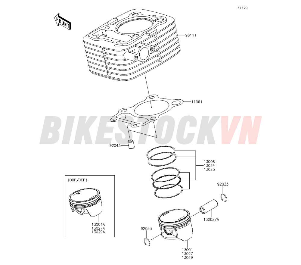 ENGINE CYLINDER/PISTON(S)