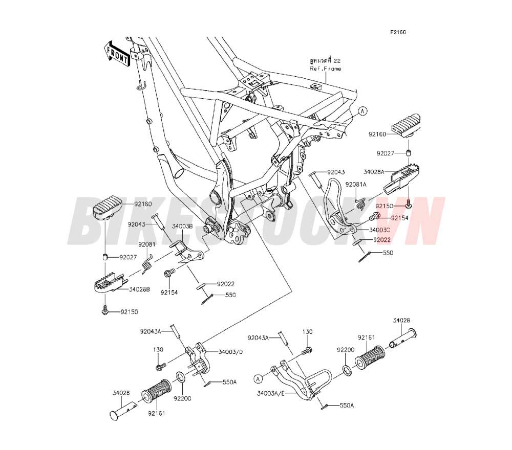 CHASSIS FOOTRESTS