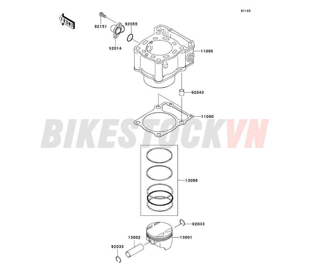 ENGINE CYLINDER/PISTON(S)