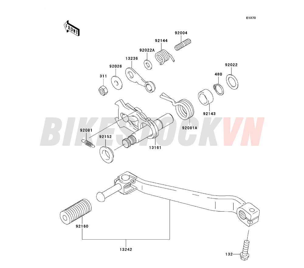 ENGINE GEAR CHANGE MECHANISM