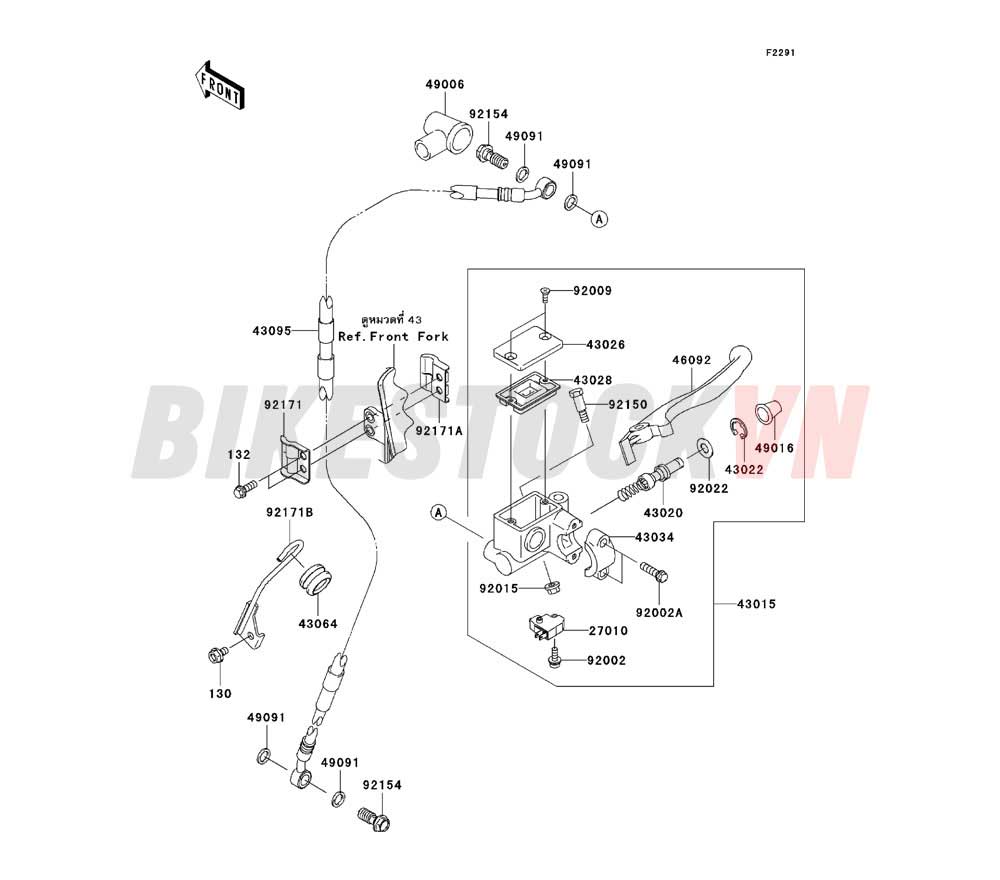 CHESSIS FRONT MASTER CYLINDER