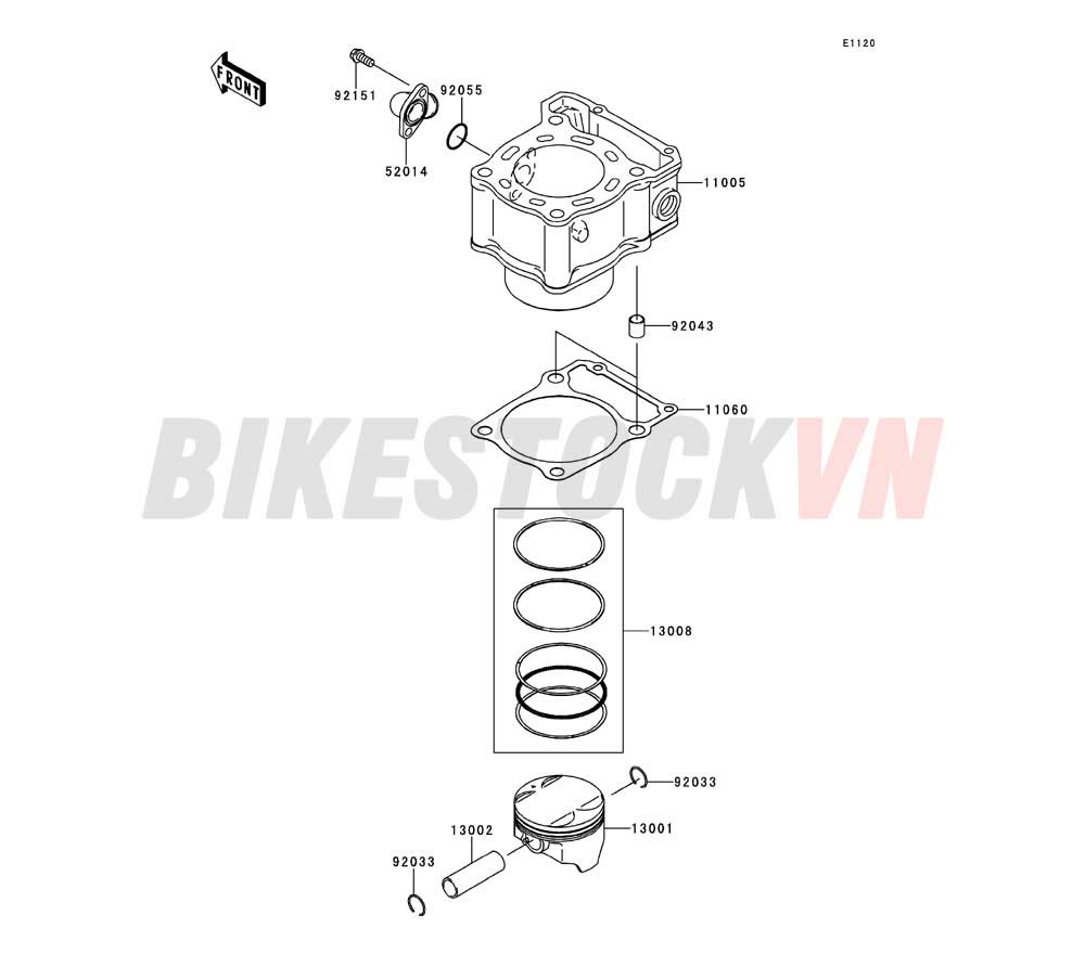 ENGINE CYLINDER/PISTON(S)