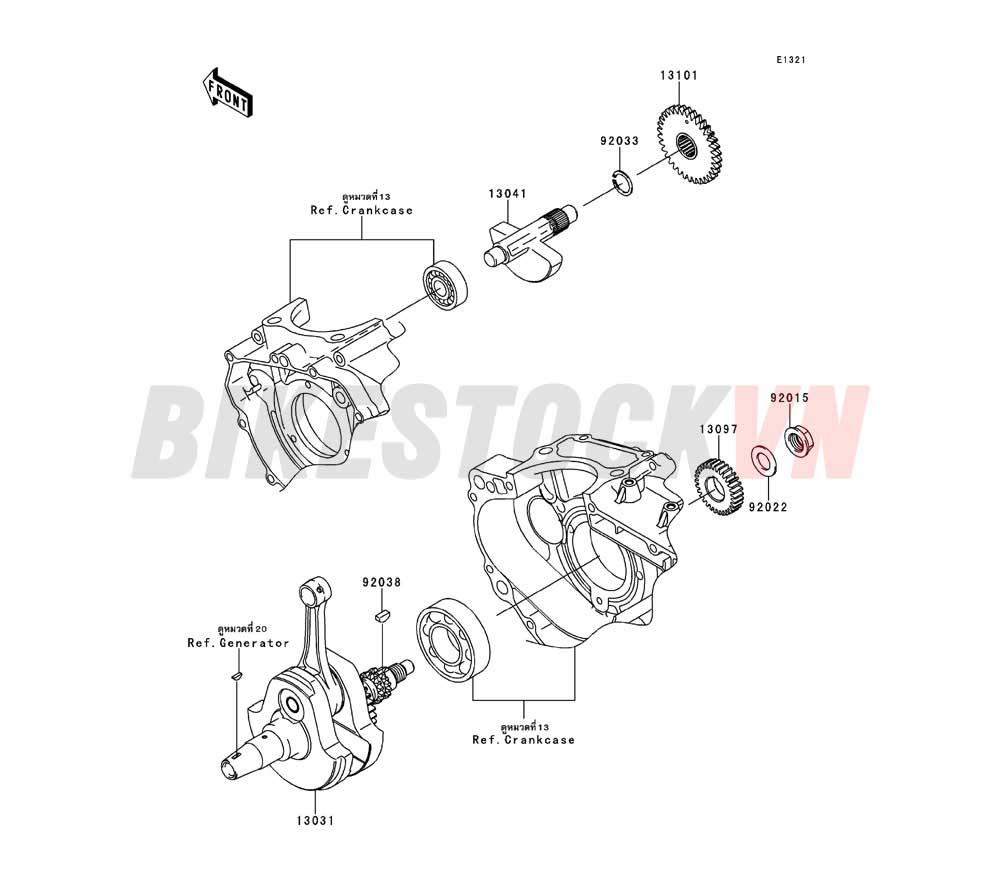 ENGINE CRANKSHAFT