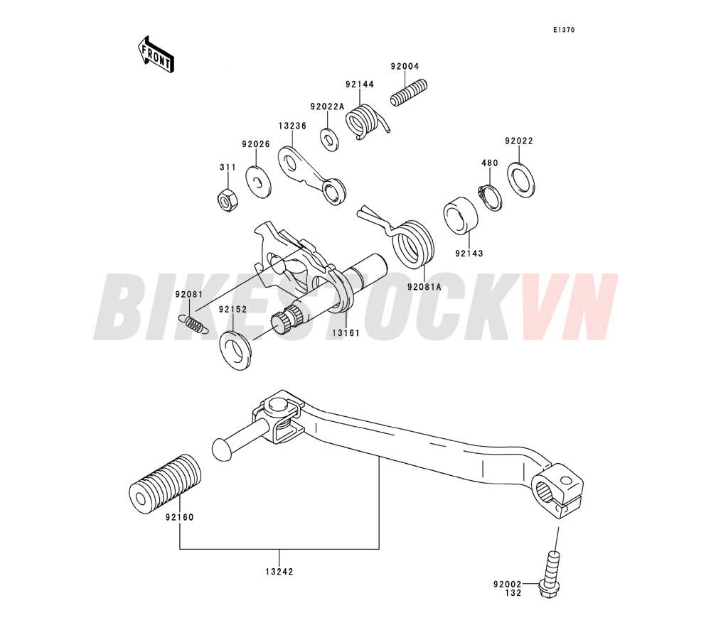 ENGINE  GEAR CHANGE MECHANISM