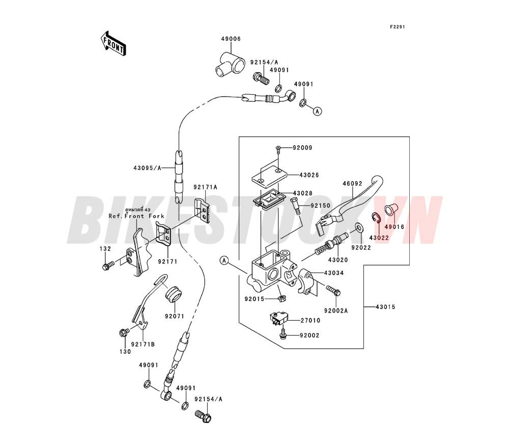 CHASSIS FRONT MASTER CYLINDER