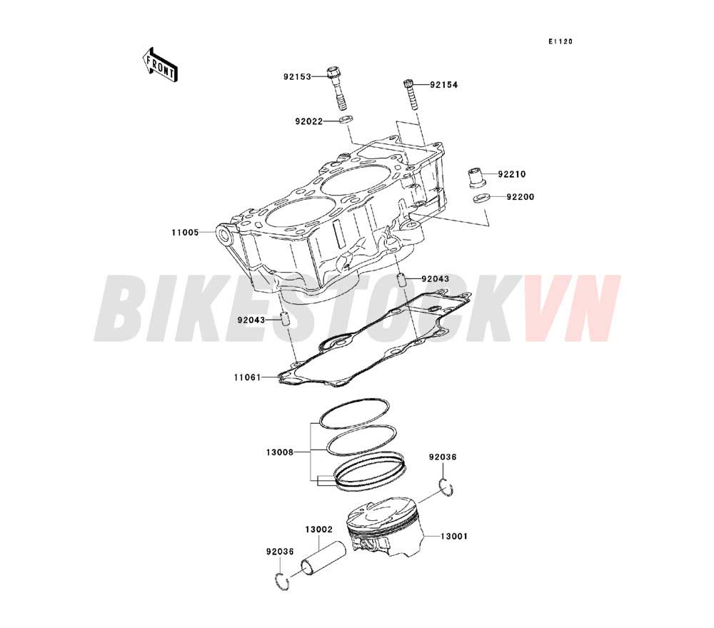 ENGINE CYLINDER/PISTON(S)