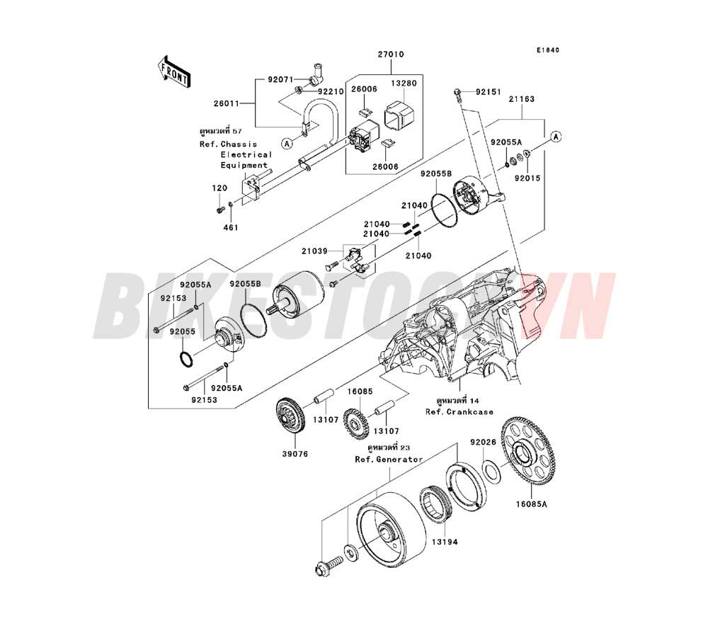 ENGINE STARTER MOTOR