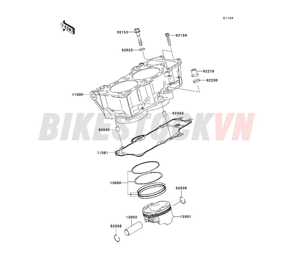 ENGINE CYLINDER/PISTON(S)