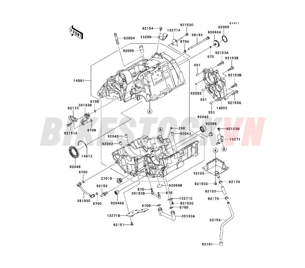 ENGINE CRANKCASE