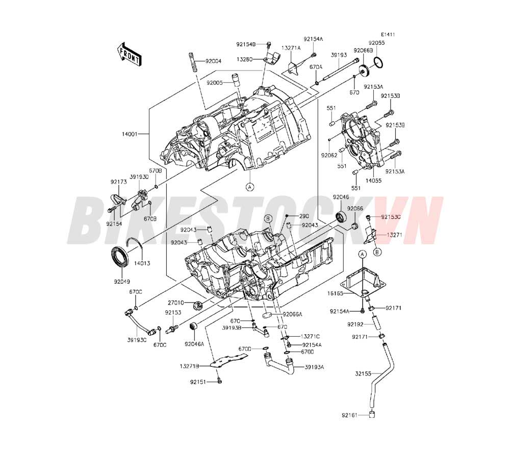 ENGINE CRANKCASE