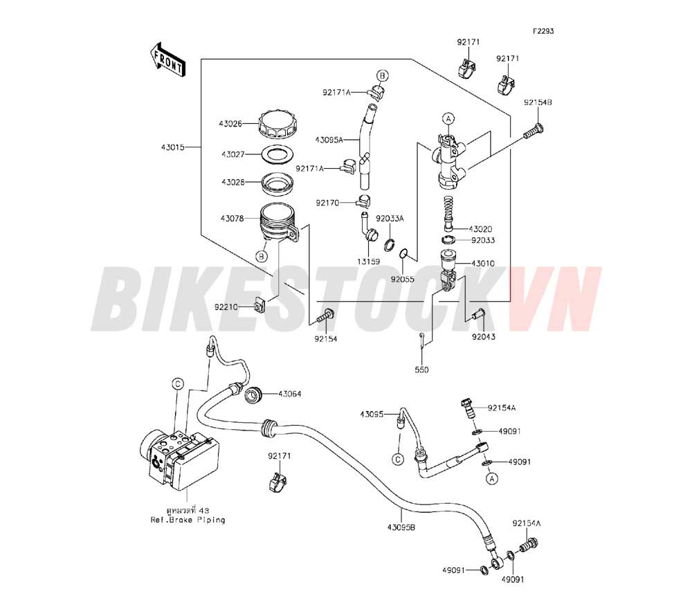 CHASSIS REAR MASTER CYLINDER