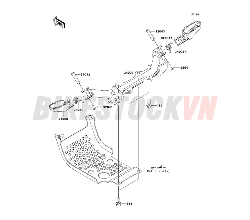 CHASSIS FOOTRESTS