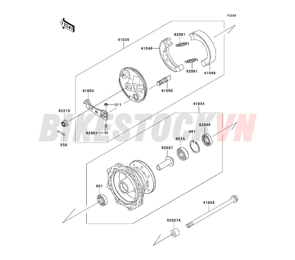 CHASSIS FRONT HUB