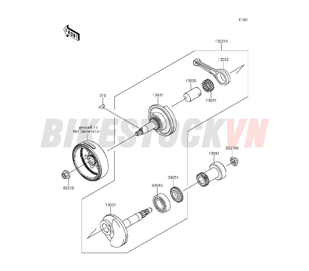 ENGINE CRANKSHAFT