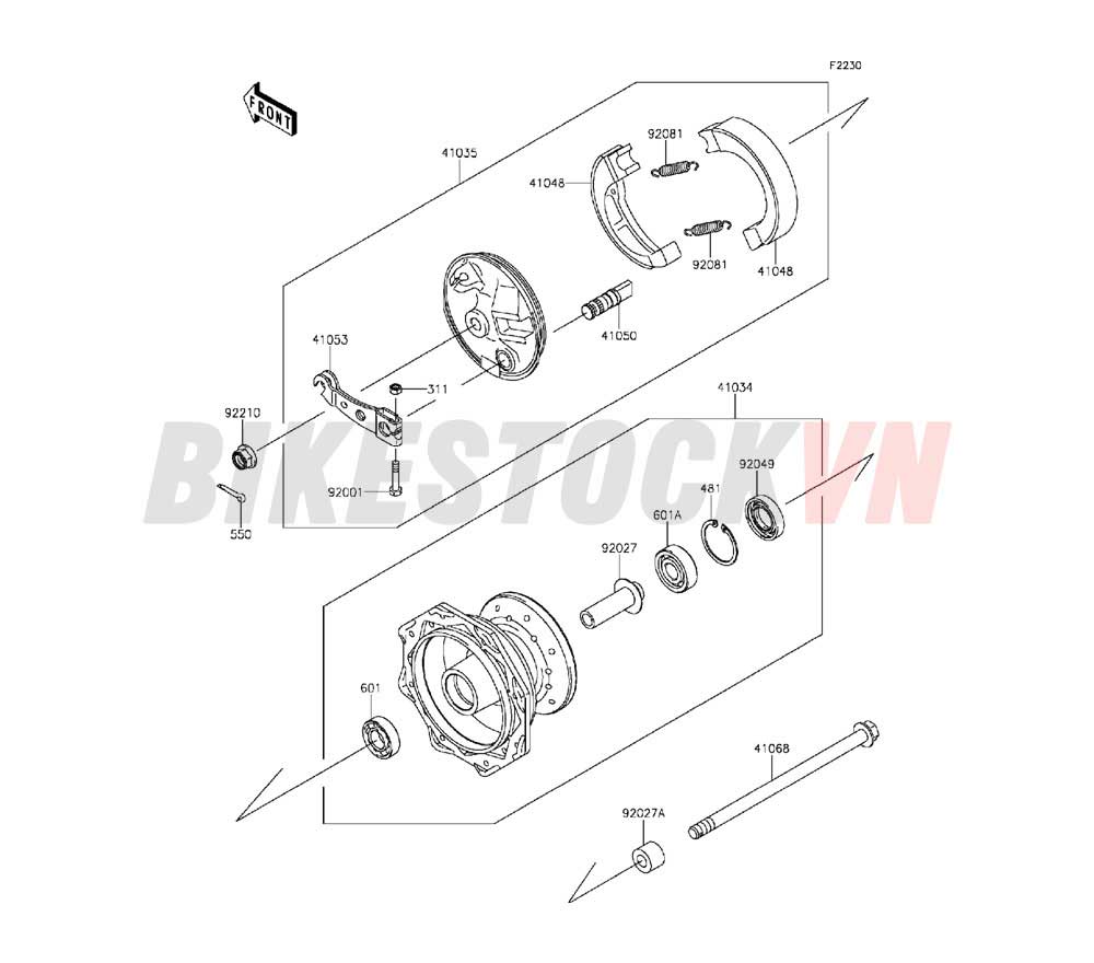 CHASSIS FRONT HUB