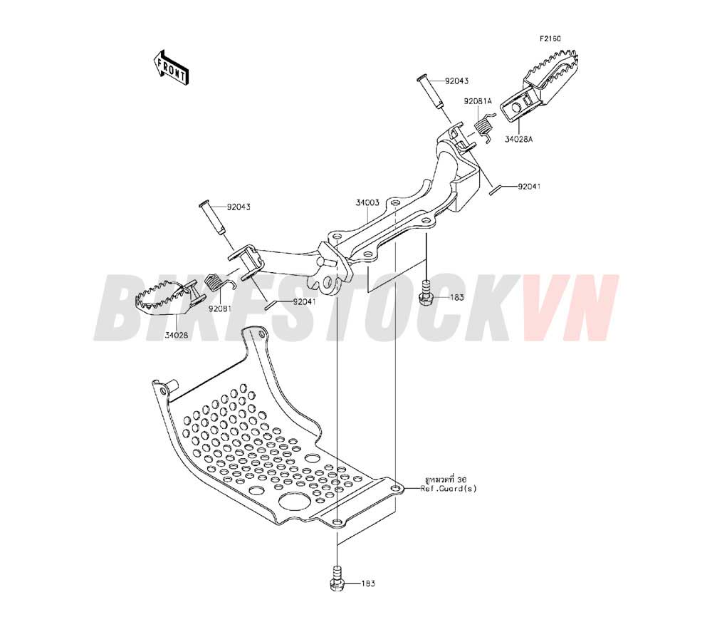 CHASSIS FOOTRESTS