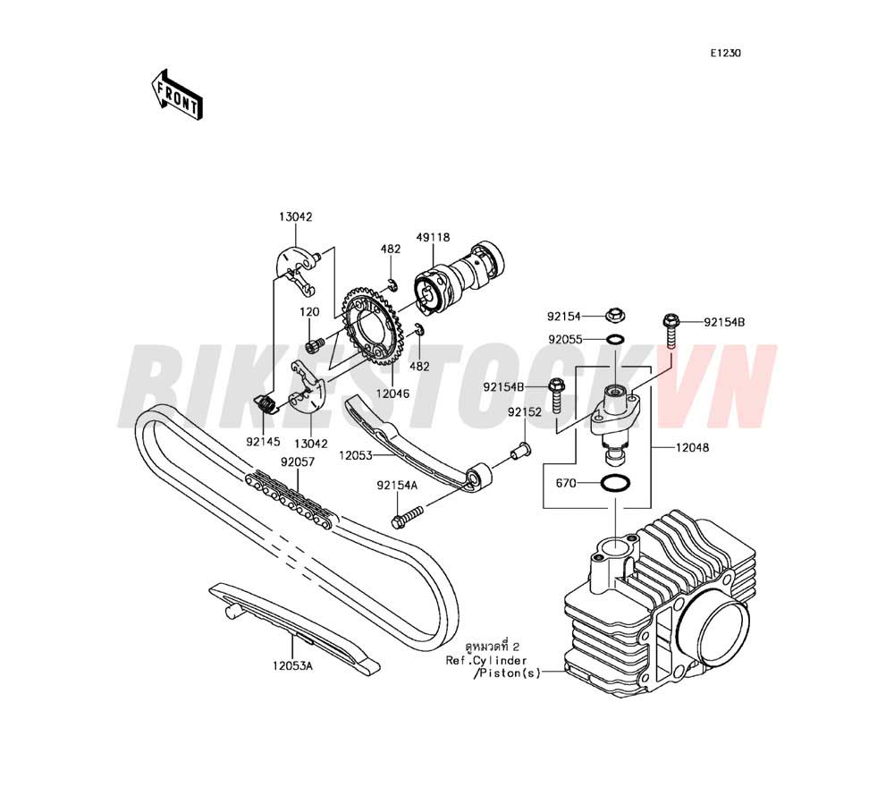 ENGINE CAMSHAFT(S) TENSIONER