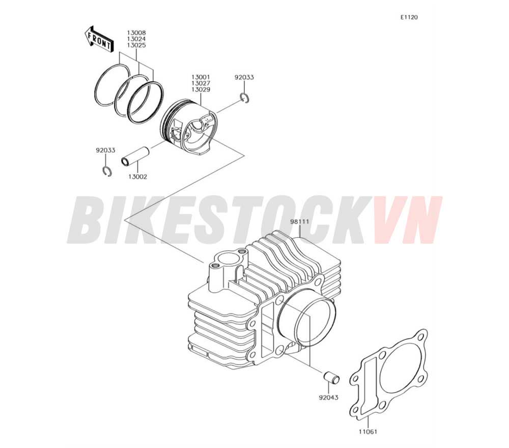 ENGINE CYLINDER/PISTON(S)