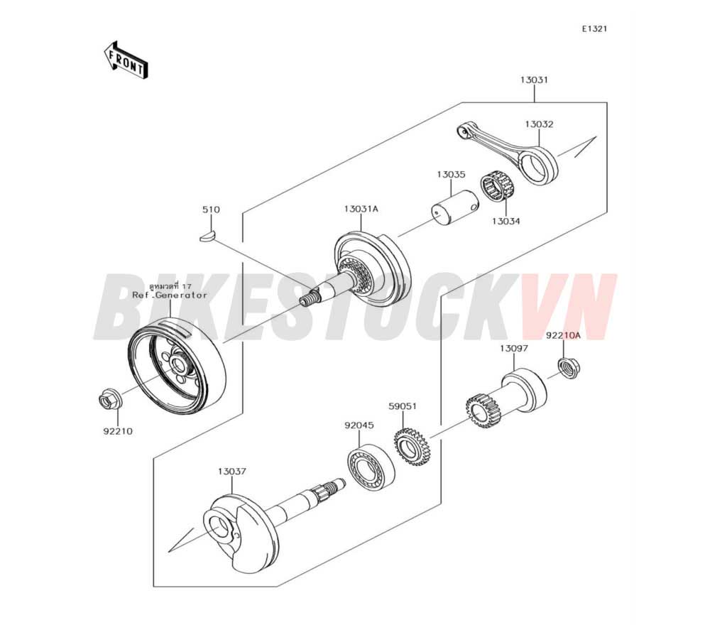 ENGINE CRANKSHAFT