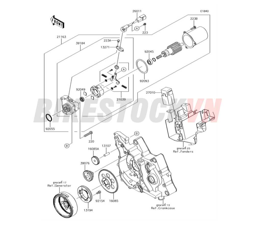 ENGINE STARTER MOTOR