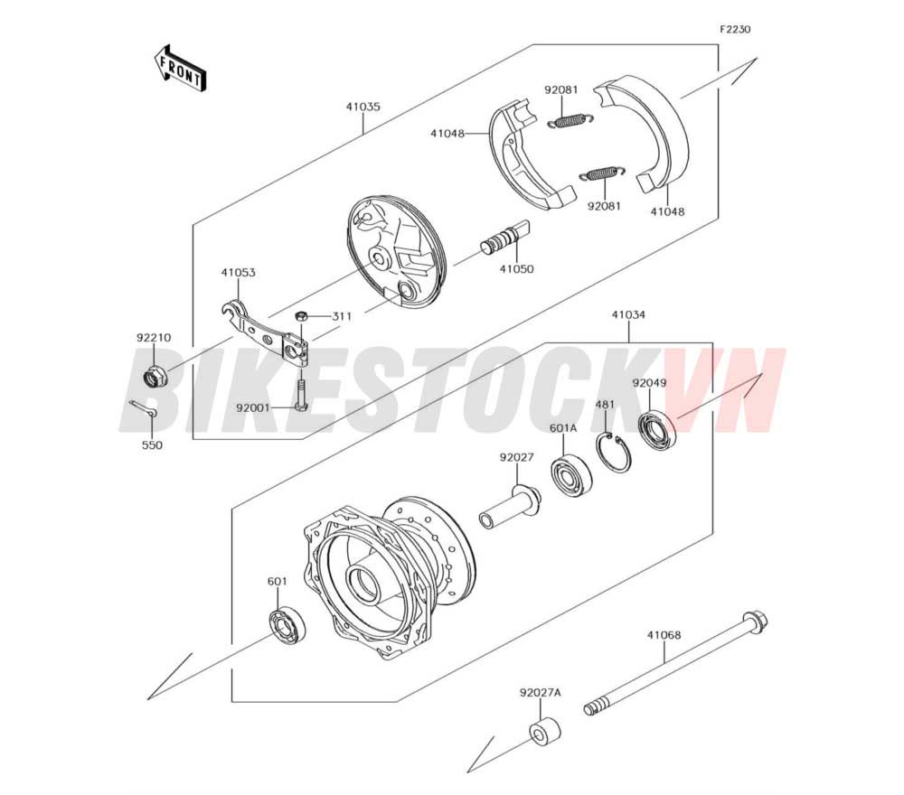 CHASSIS FRONT HUB