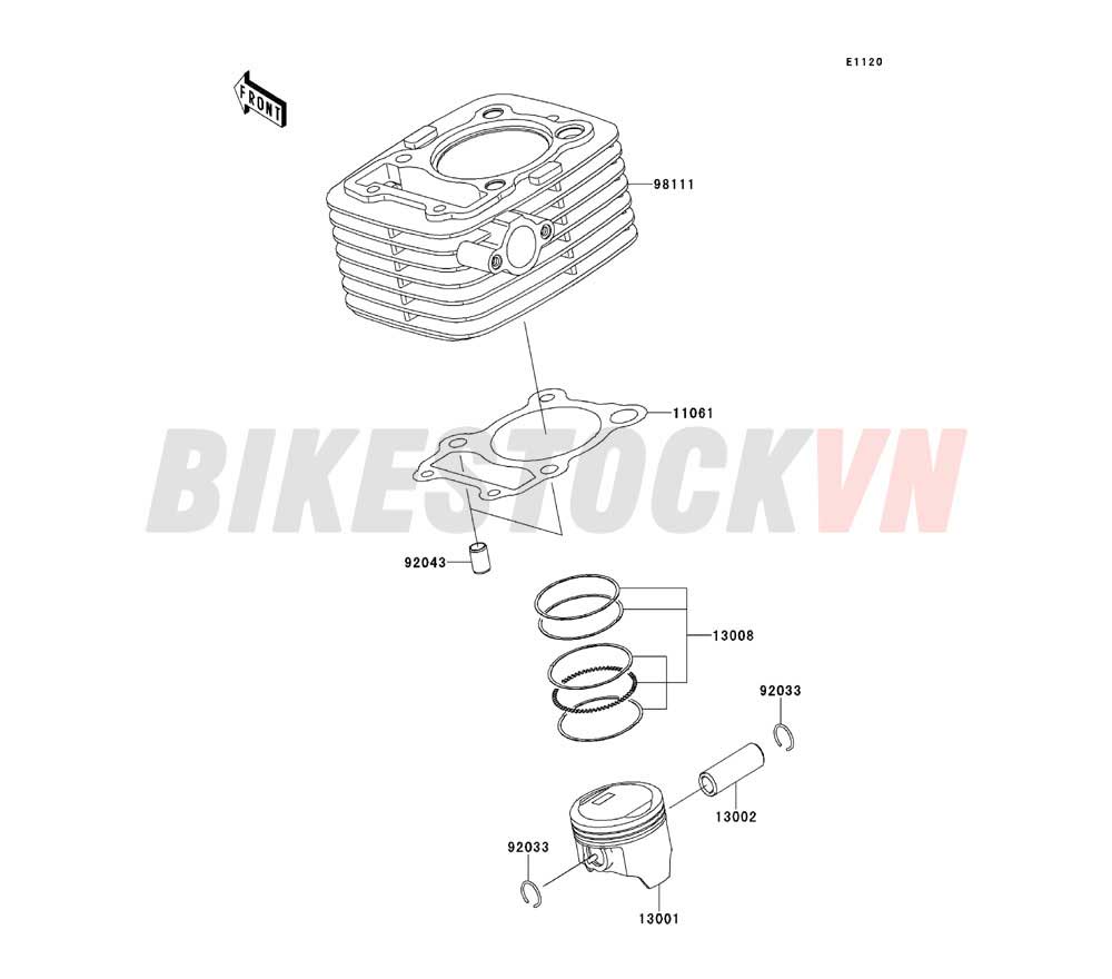 ENGINE CYLINDER/PISTON(S)